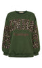 Marta Du Chateau Sweatshirt - Sevilla - Military/Leo