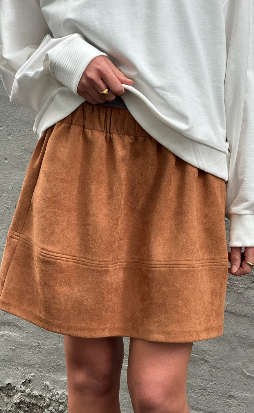 A-View Skjørt - Ally - Camel