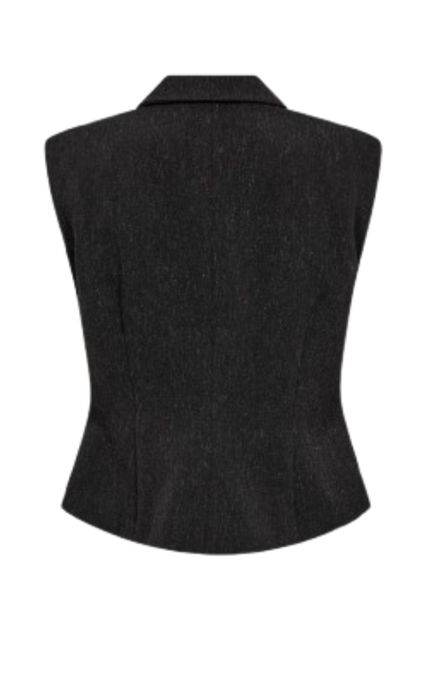 Gossia Vest - Liana - Black Melange