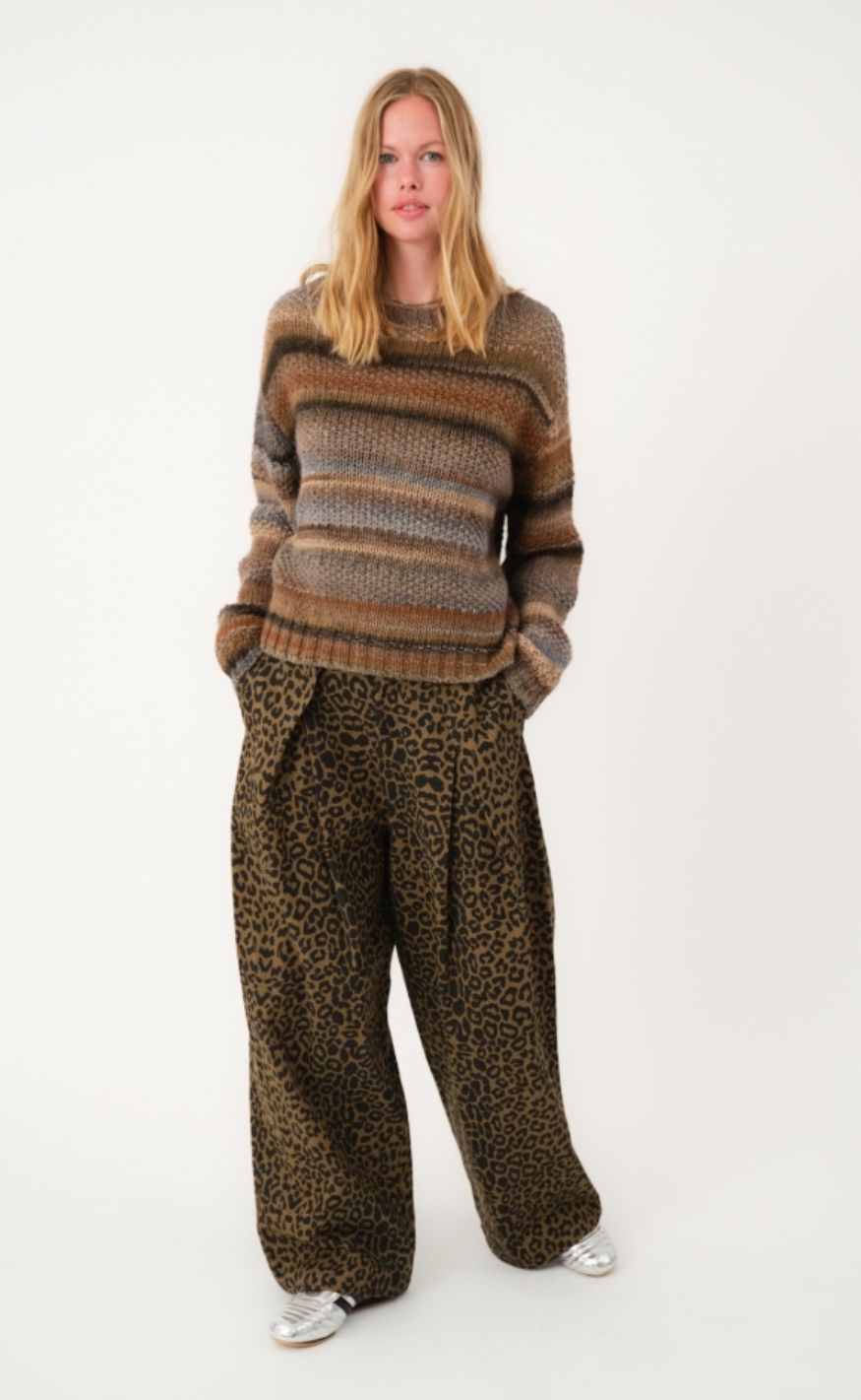 Lollys Laundry Bukser - Zola - Leopard Print