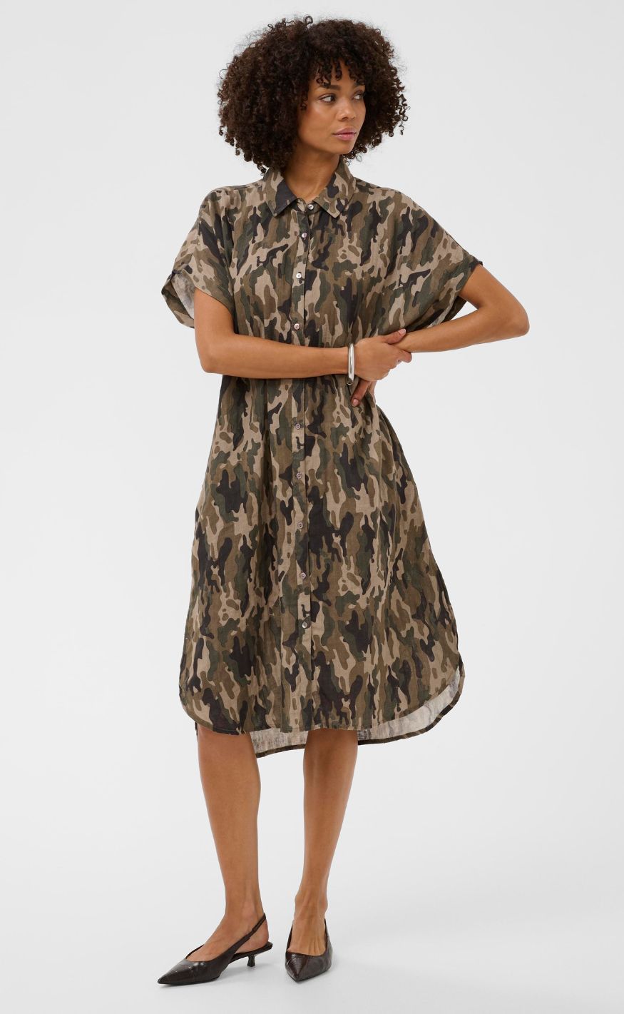 Culture Kjole - Elina Kaftan - Camouflage