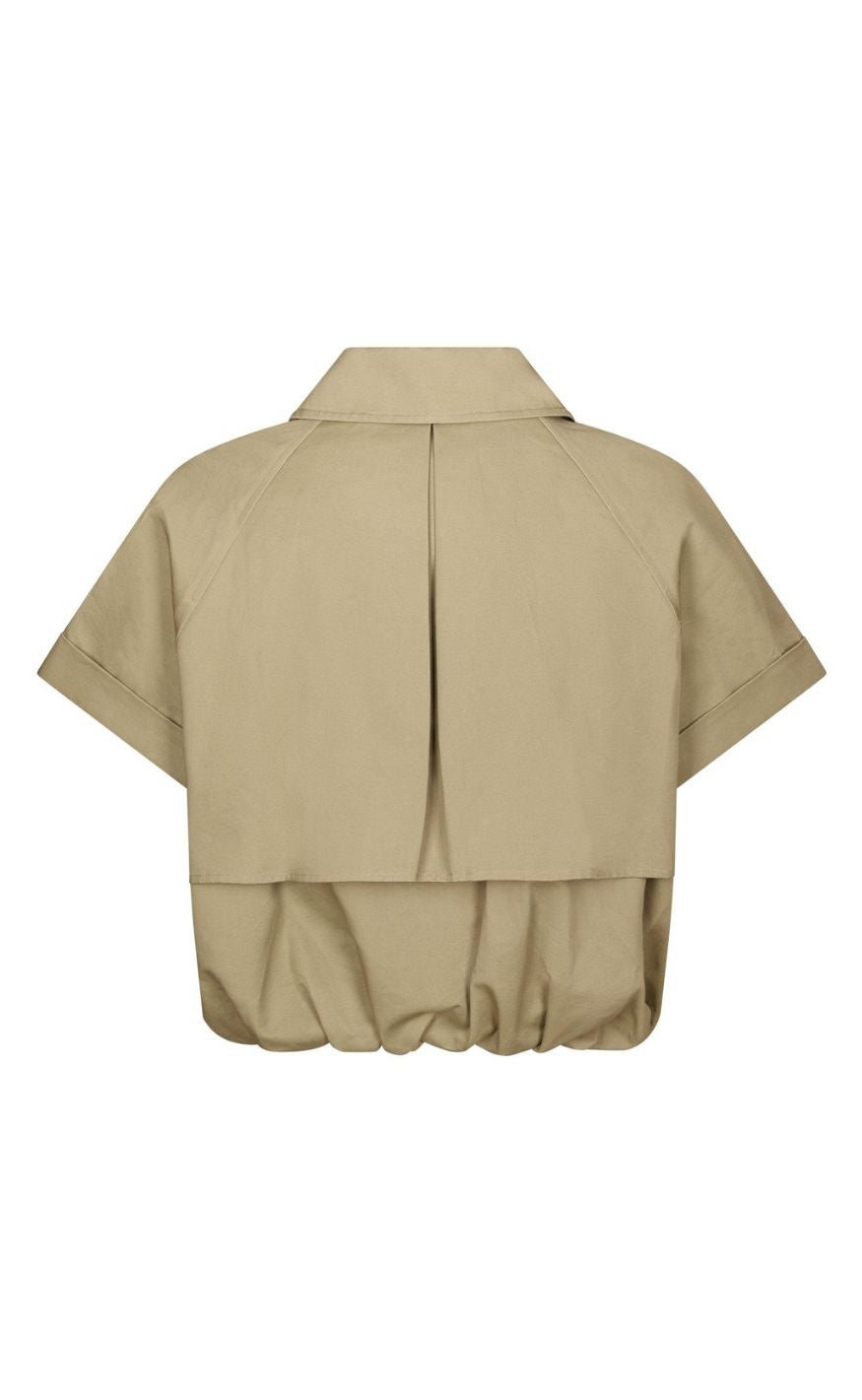 Neo Noir Vest - Lisha Trench - Taupe