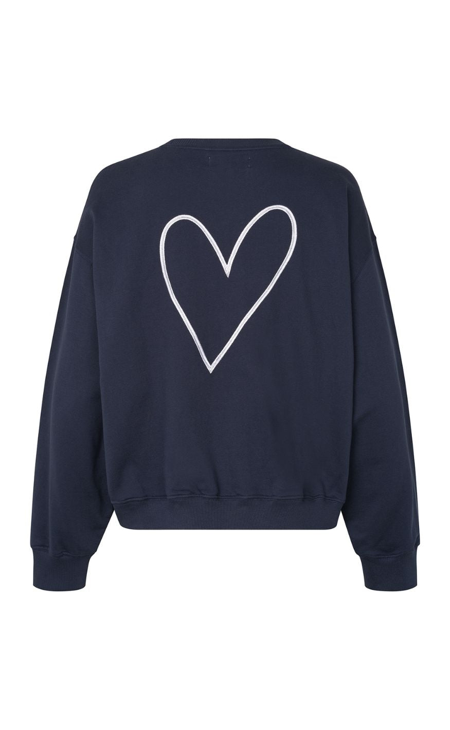 Lollys Laundry Sweatshirt - Sydney - 23 23 Dark Blue