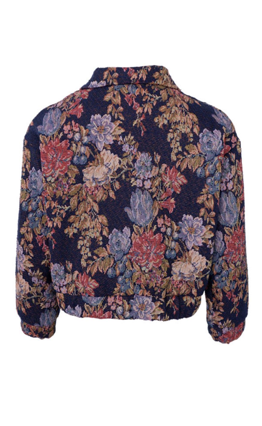 Black Colour Jakke - Rosita Bomber - Navy