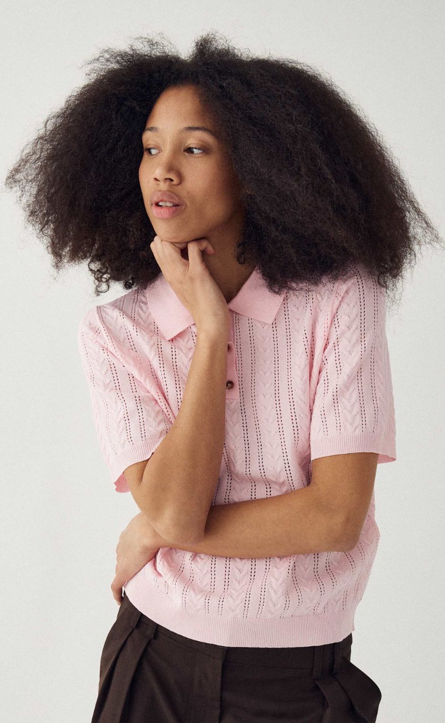 Noella Genser - Mecca Polo - Baby Pink