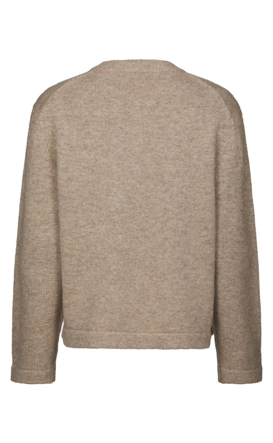 Neo Noir Genser - Rivi Solid - Beige Melange