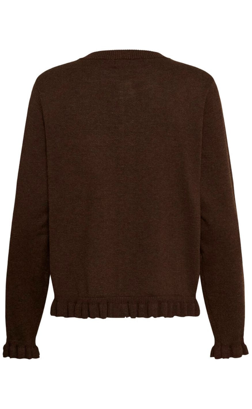 Culture Cardigan - Clare Annemarie - Coffee Bean Melange