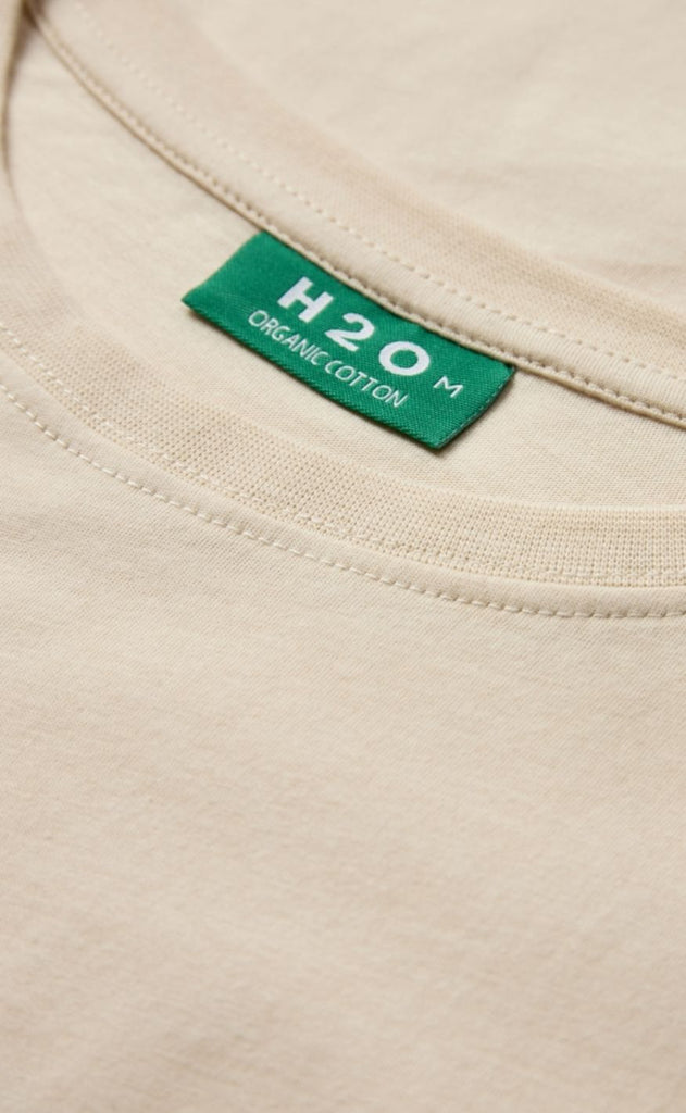 H2O T-Shirt - Logo - Chalk/Grey