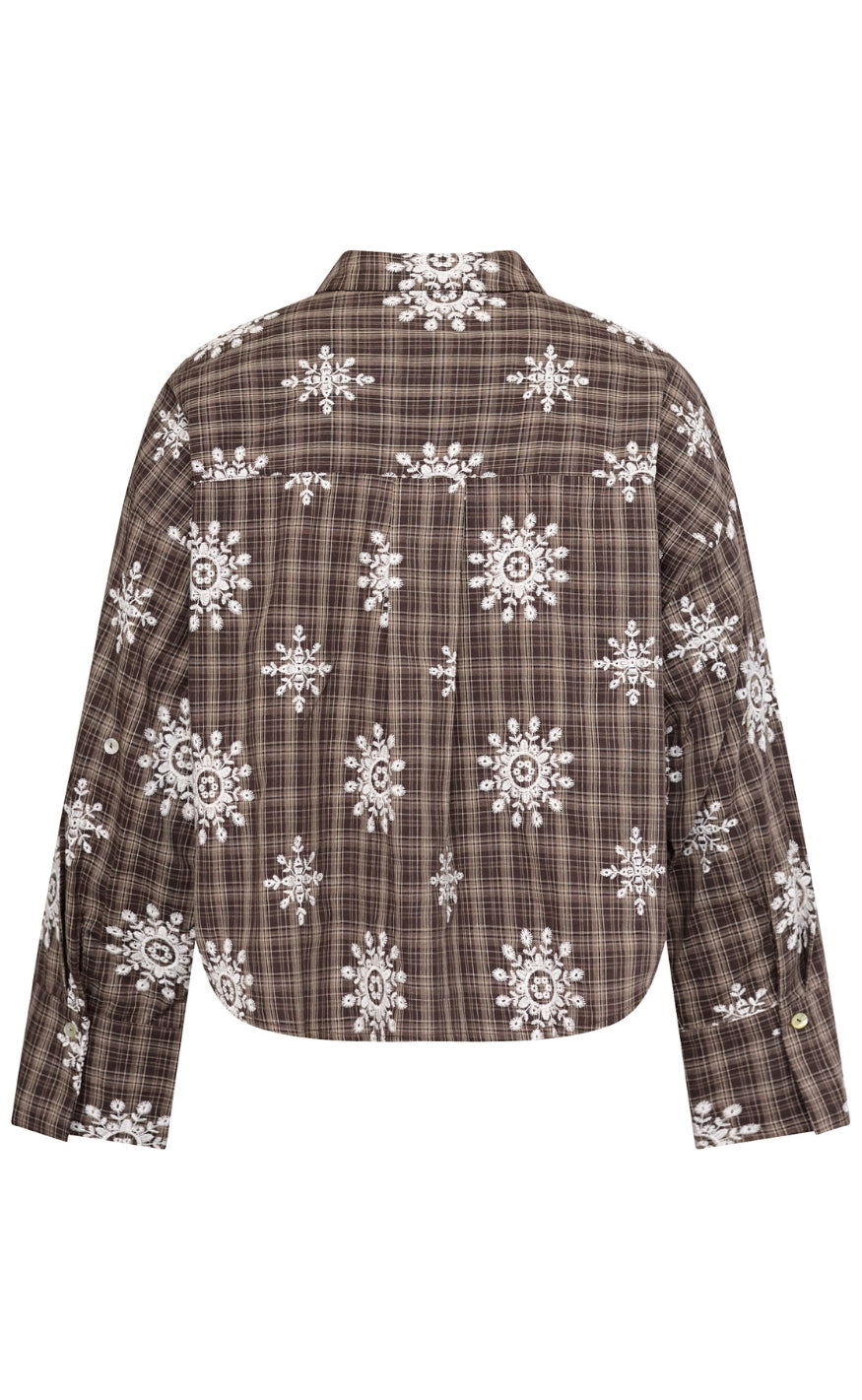 Love & Divine Skjorte - Love1495-7 - Brown Check