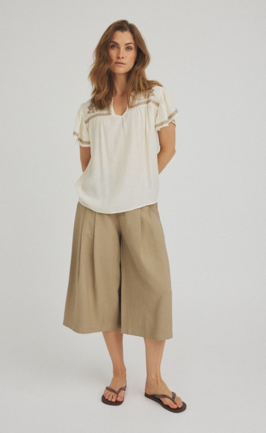 Luxzuz Shorts - Valgerd - Taupe 7012
