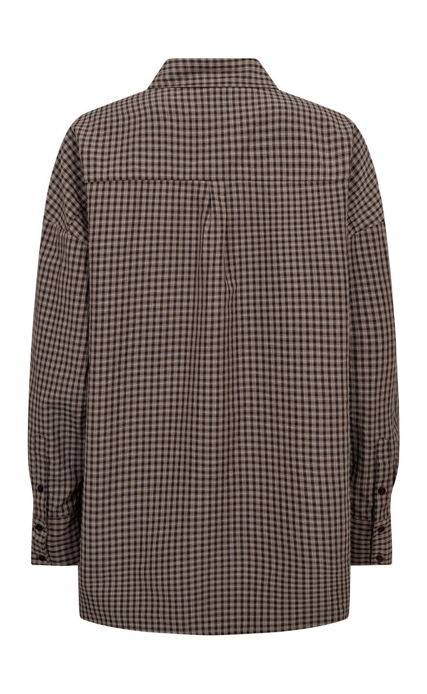 A-View Skjorte - Sonja Check - Black