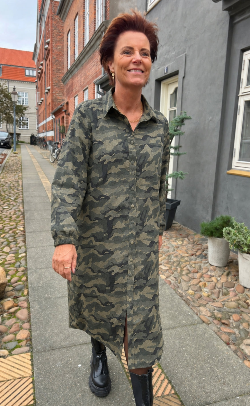 Say INA Copenhagen Kjole - Verani - Camouflage