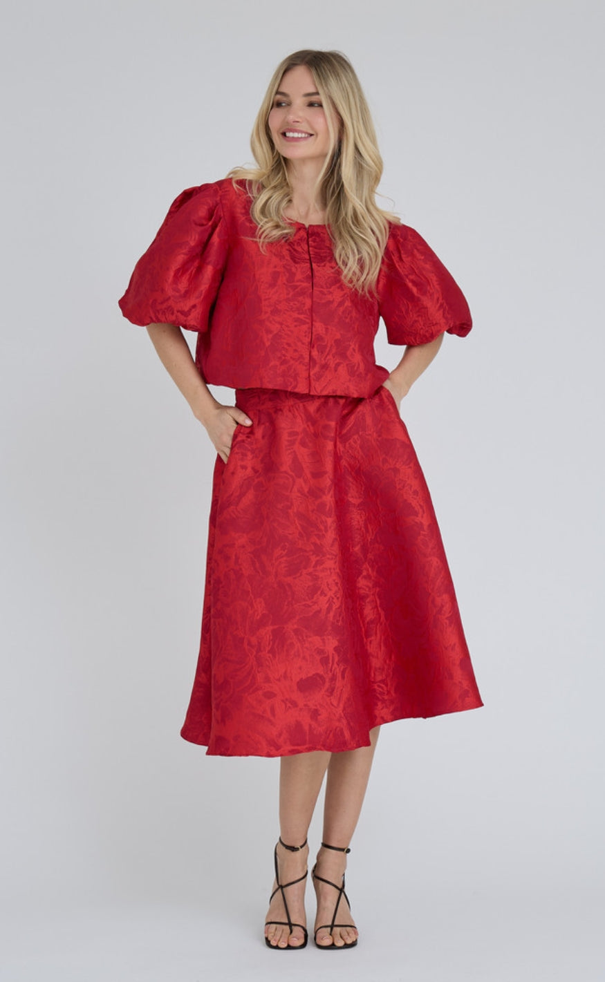 A-View Skjørt - Kora - Rush Red