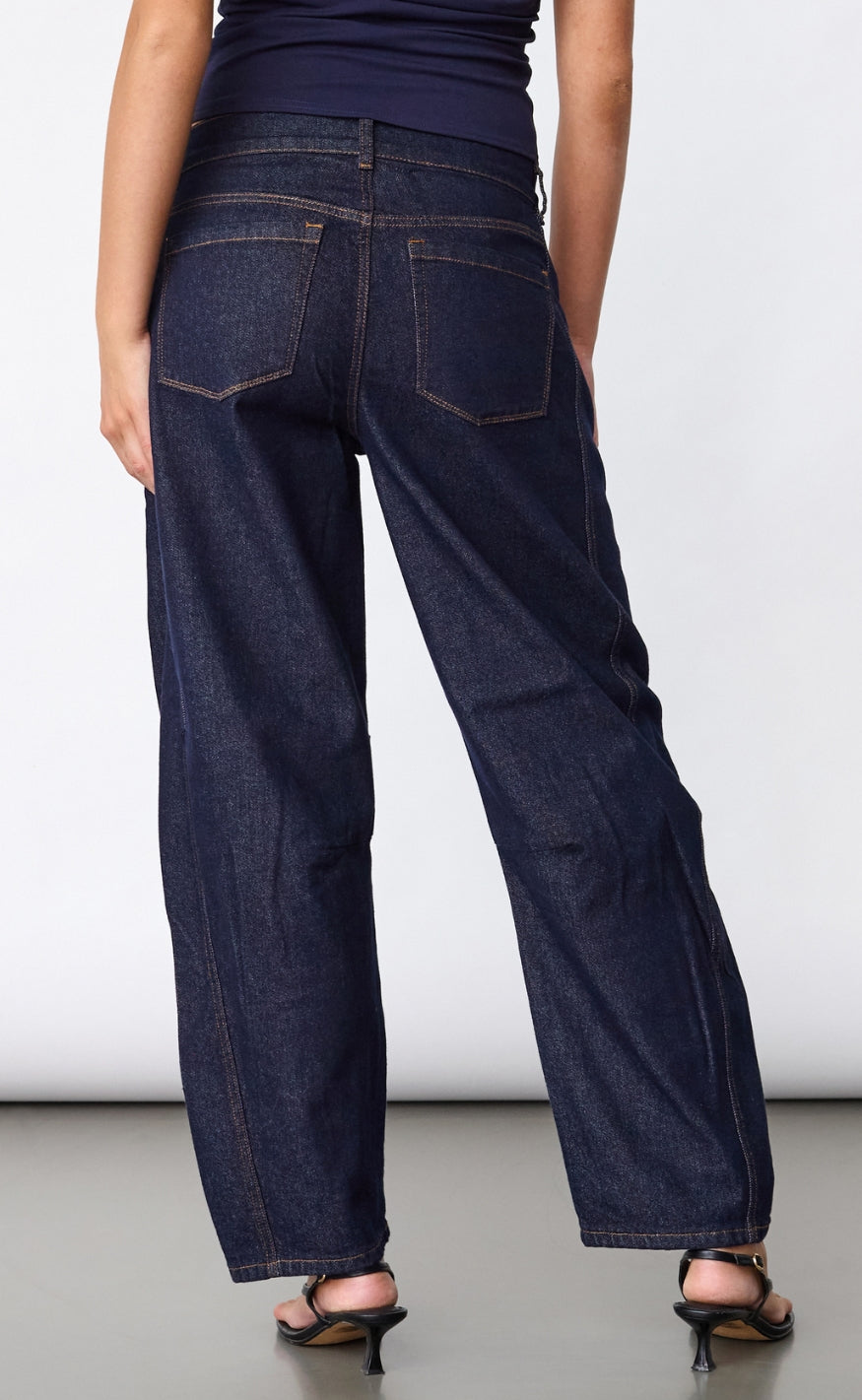 Sisters Point Bukser - FIORA-BARREL3 - D. Blue Denim