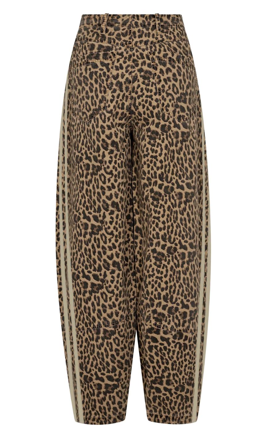 Gossia Bukser - Juliette - Leopard Print/Cream Stripe