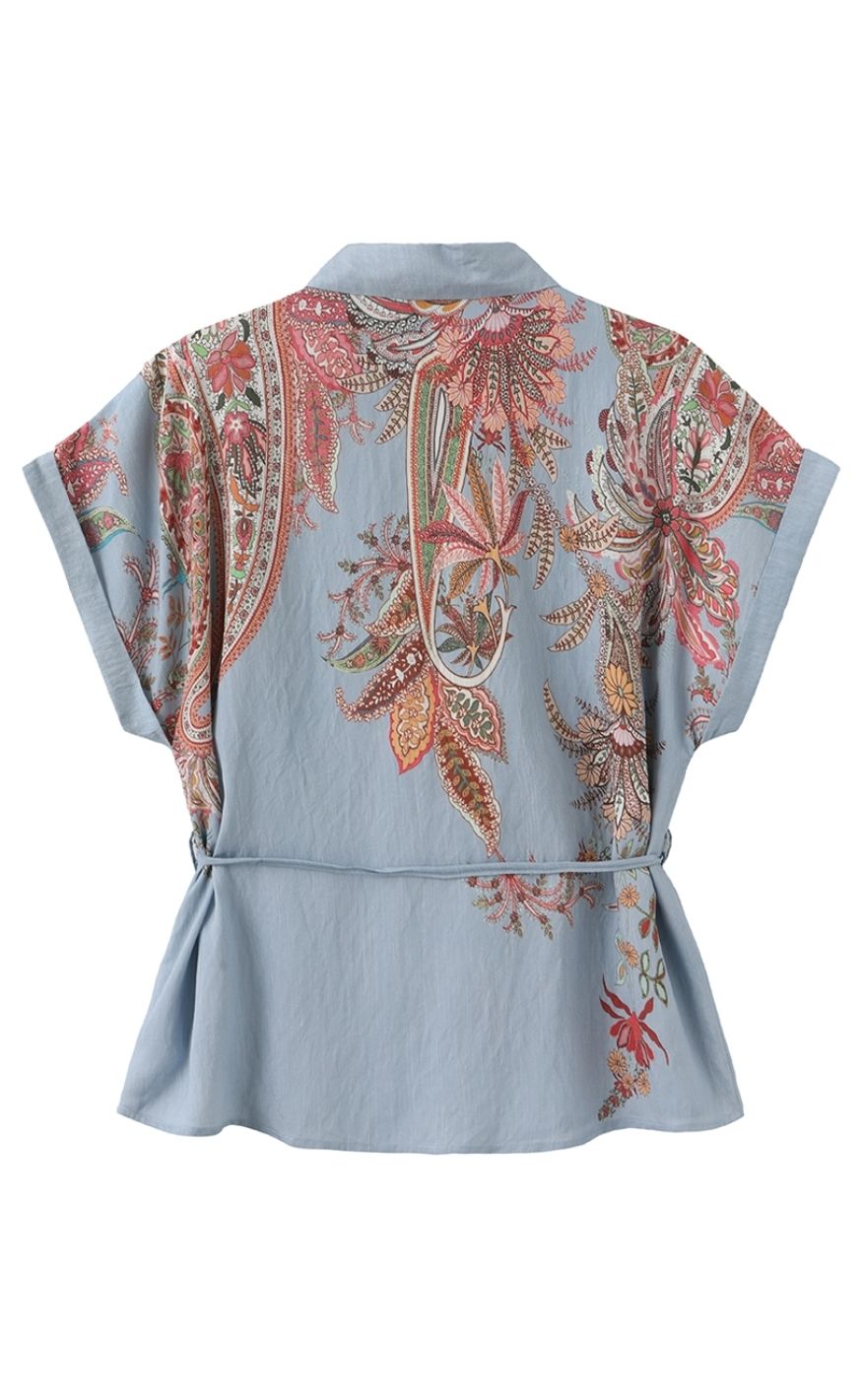 Luxzuz Skjorte - Violet - Faded Blue 5019