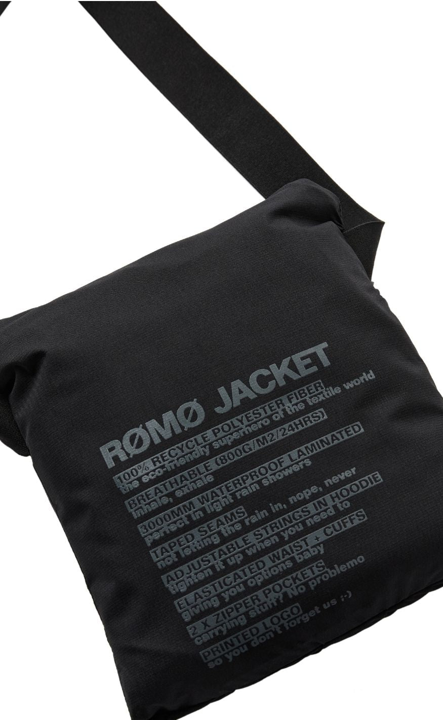 H2O Regnjakke - Rømø Unisex - Black
