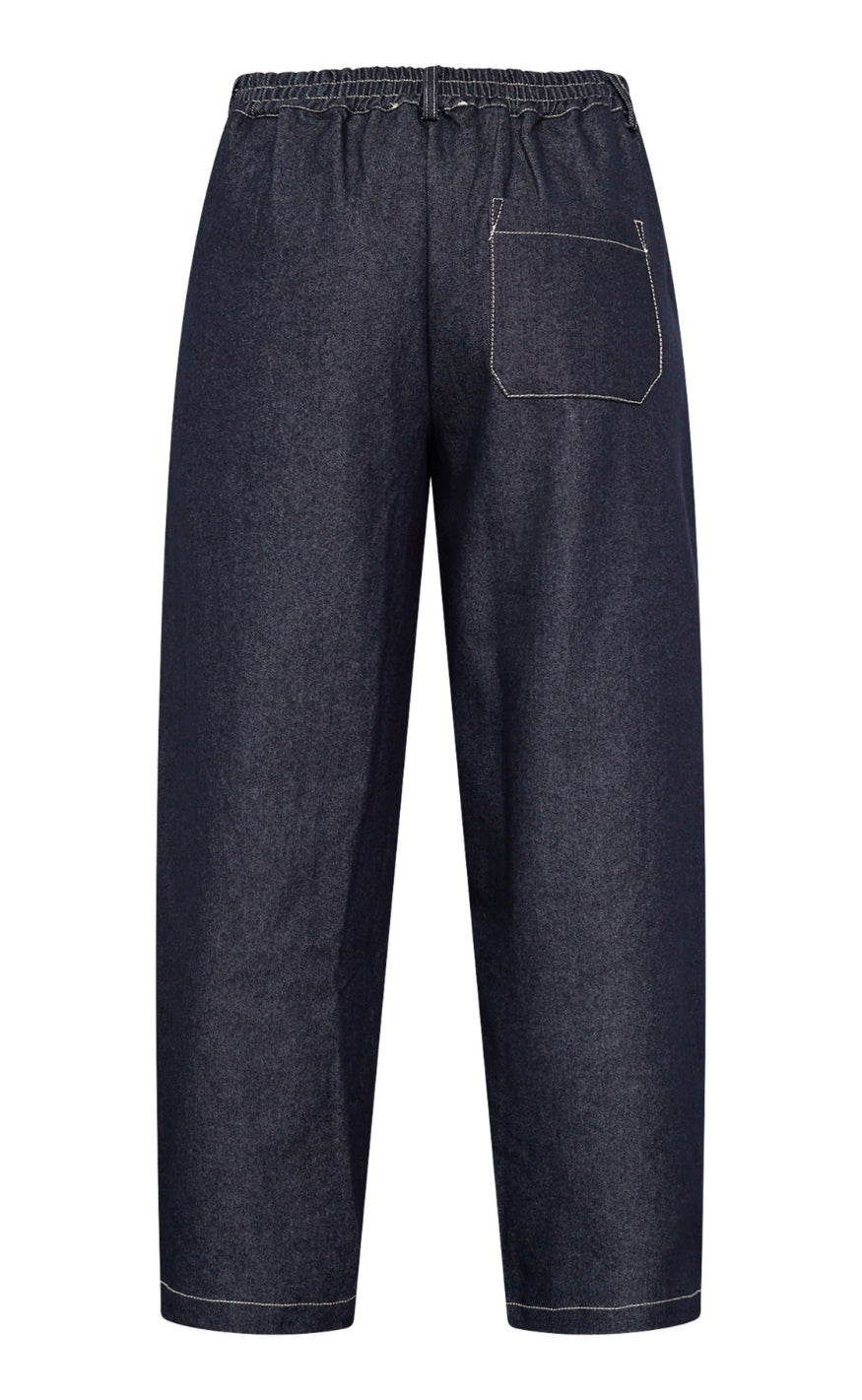 Sisters Point Bukser - EDITH-PA1 - Unwashed Denim