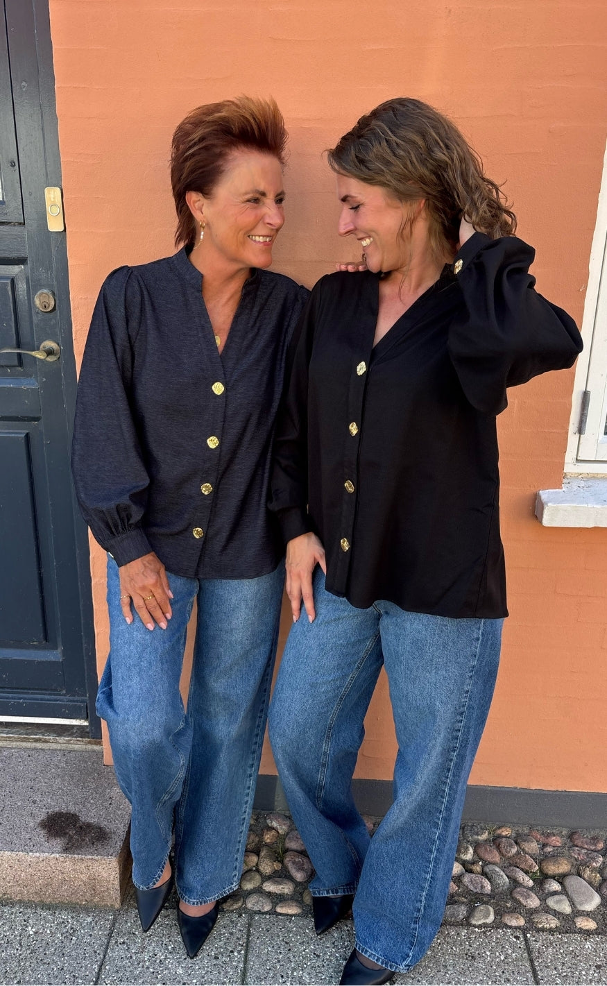 Say INA Copenhagen Bluse - Anora - Black