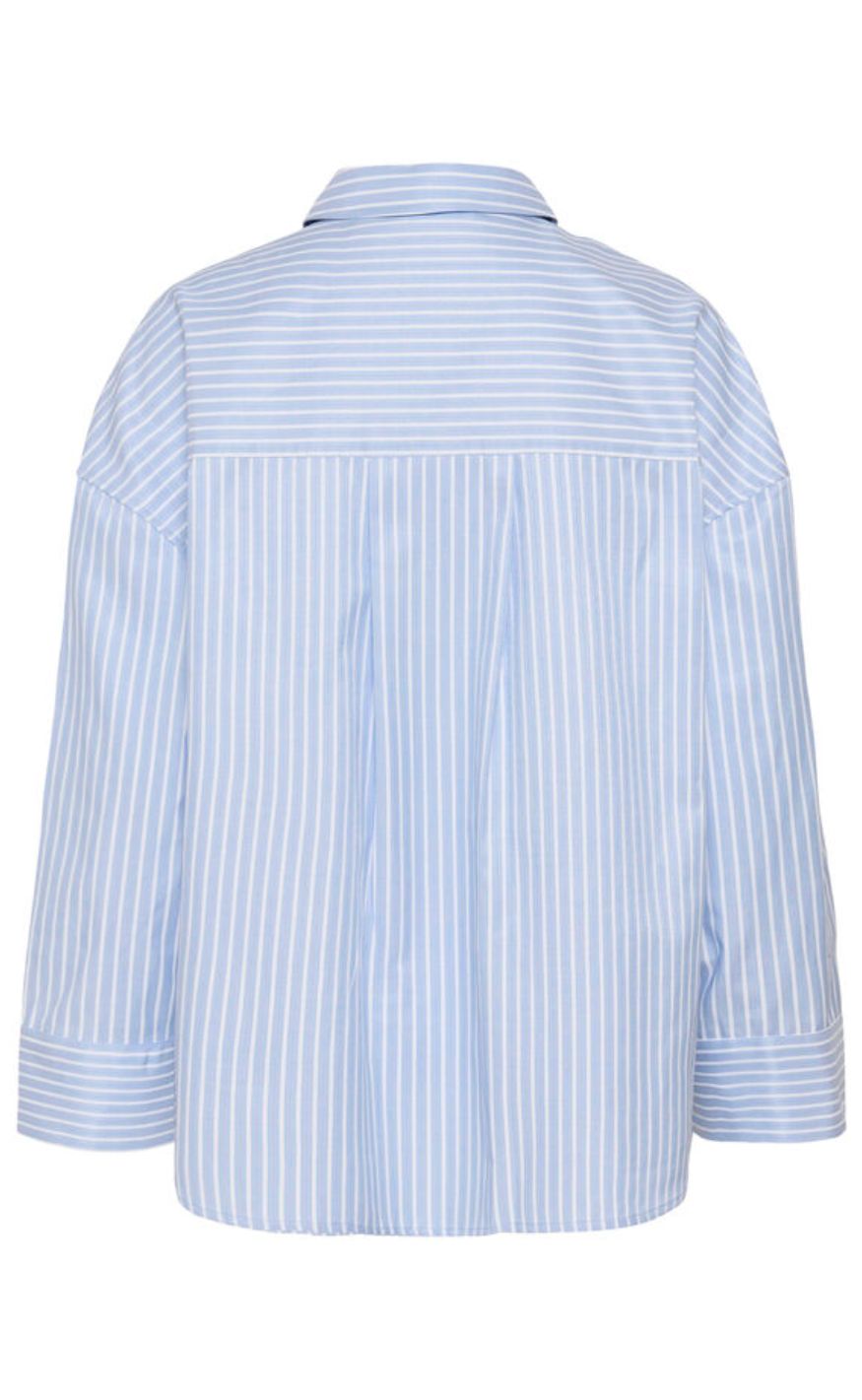 Culture Skjorte - Manga - Blue/White Stripe