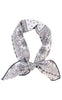 Tim & Simonsen Skjerf - Ulrika Cotton - Paisley Blue/White