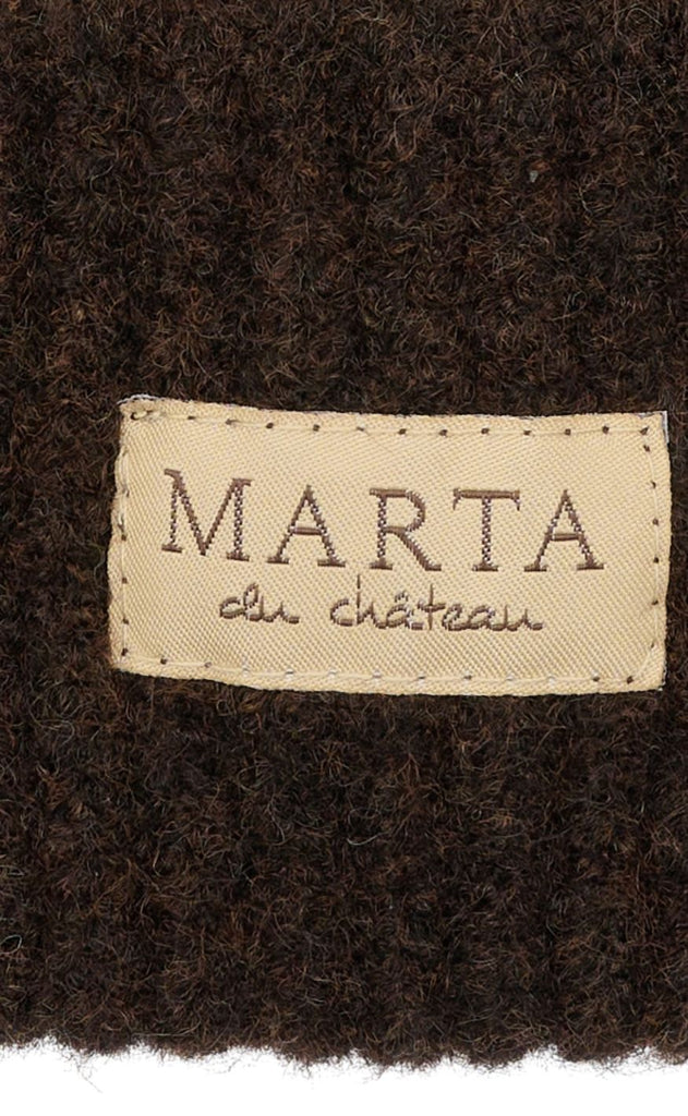 Marta Du Chateau Lue - Rib Beanie - Brown