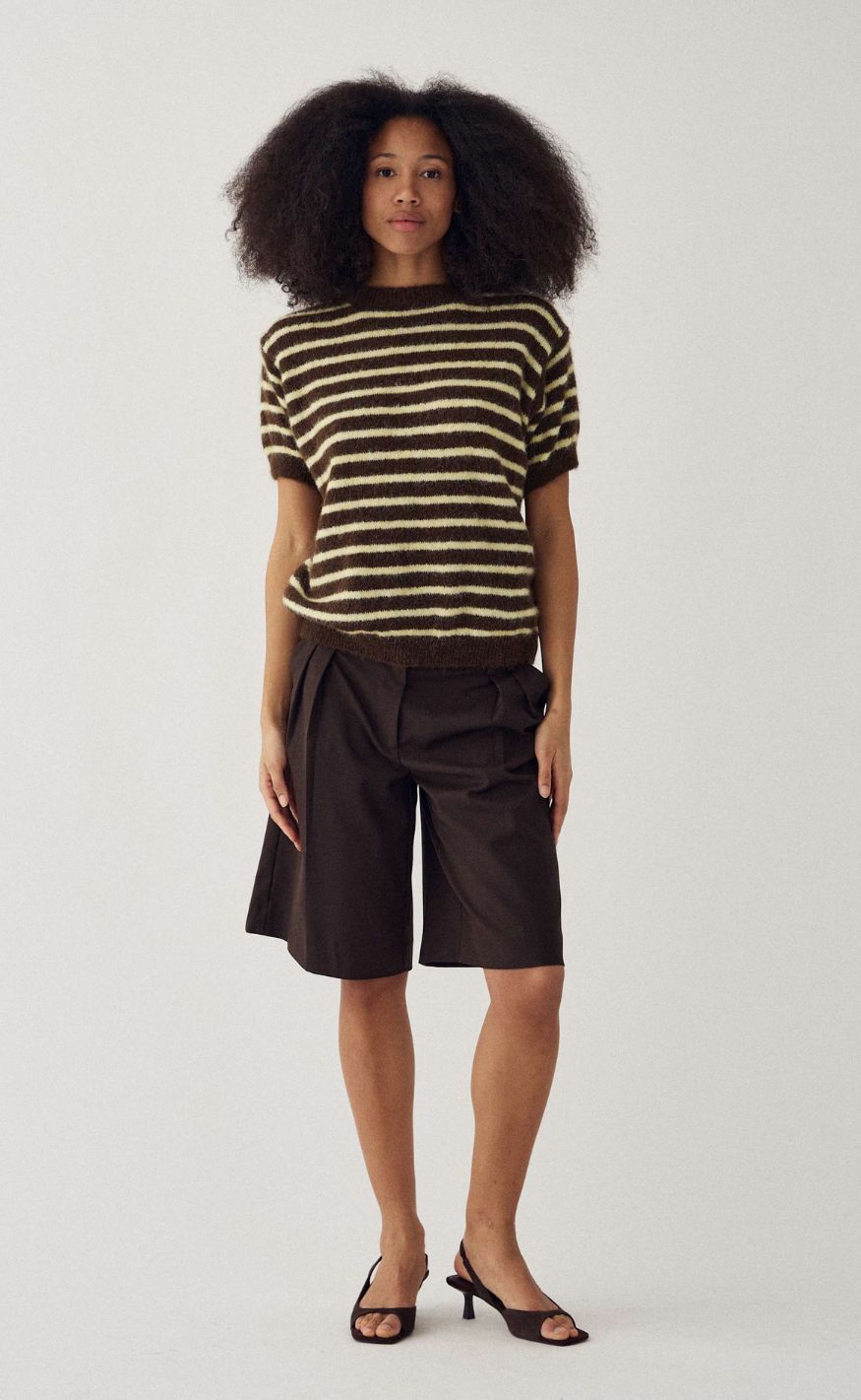Noella Genser - Monikah - Brown Yellow Stripe