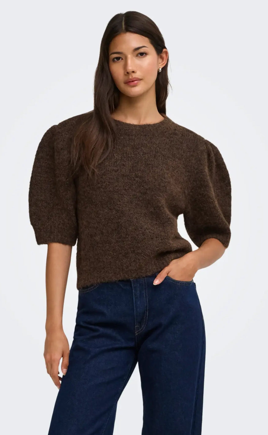 ONLY Genser - Nellie SS - Coffee Bean Melange