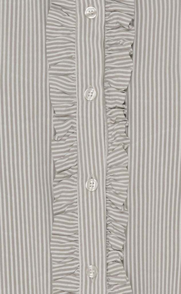 Marta Du Chateau Skjorte - Mollie - Fango Stripe