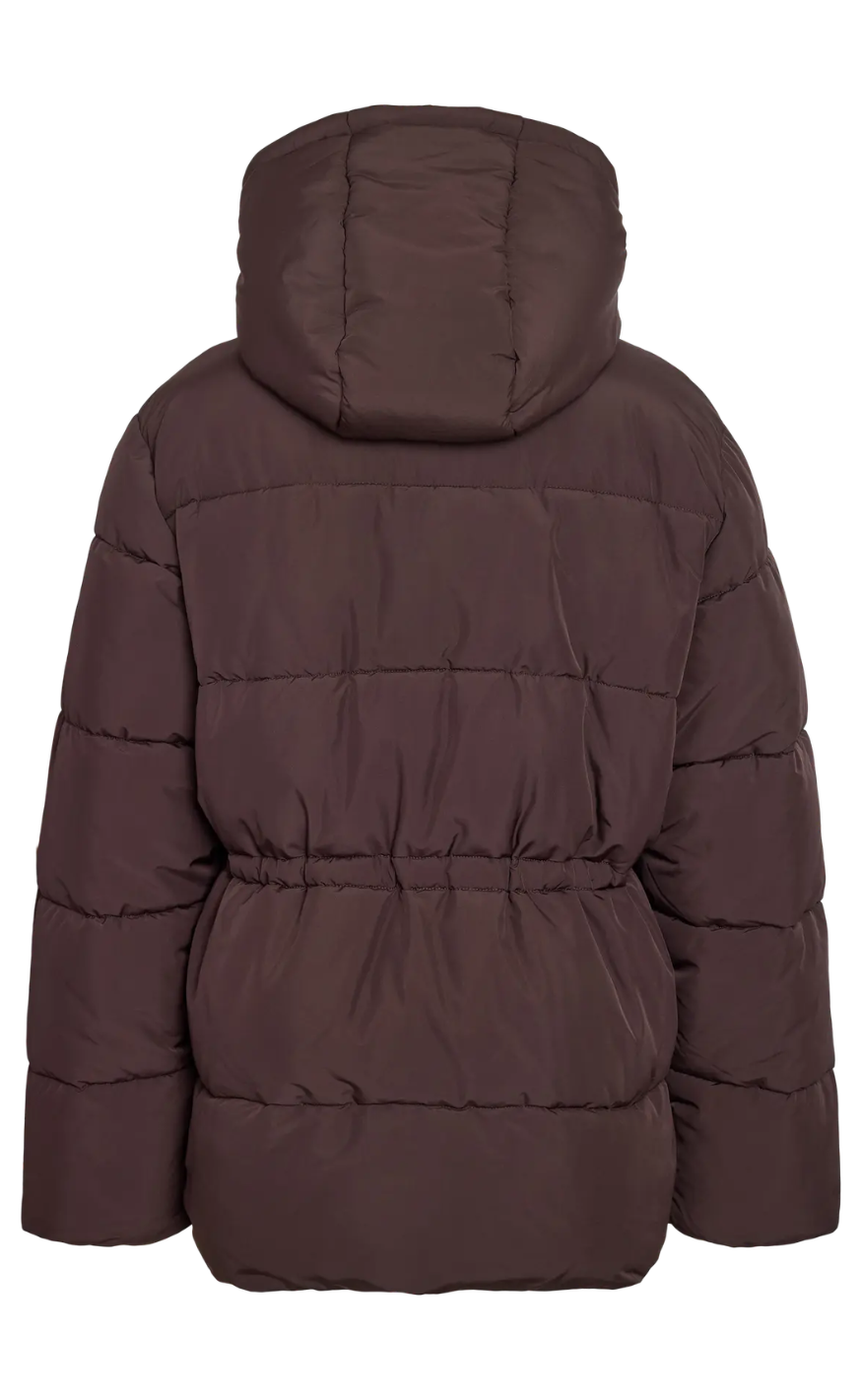 Noisy May Jakke - Rosy Puffer - Chocolate Plum