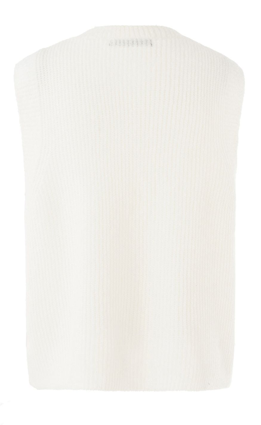 Luxzuz Genser Vest - Bit - 737 Cream