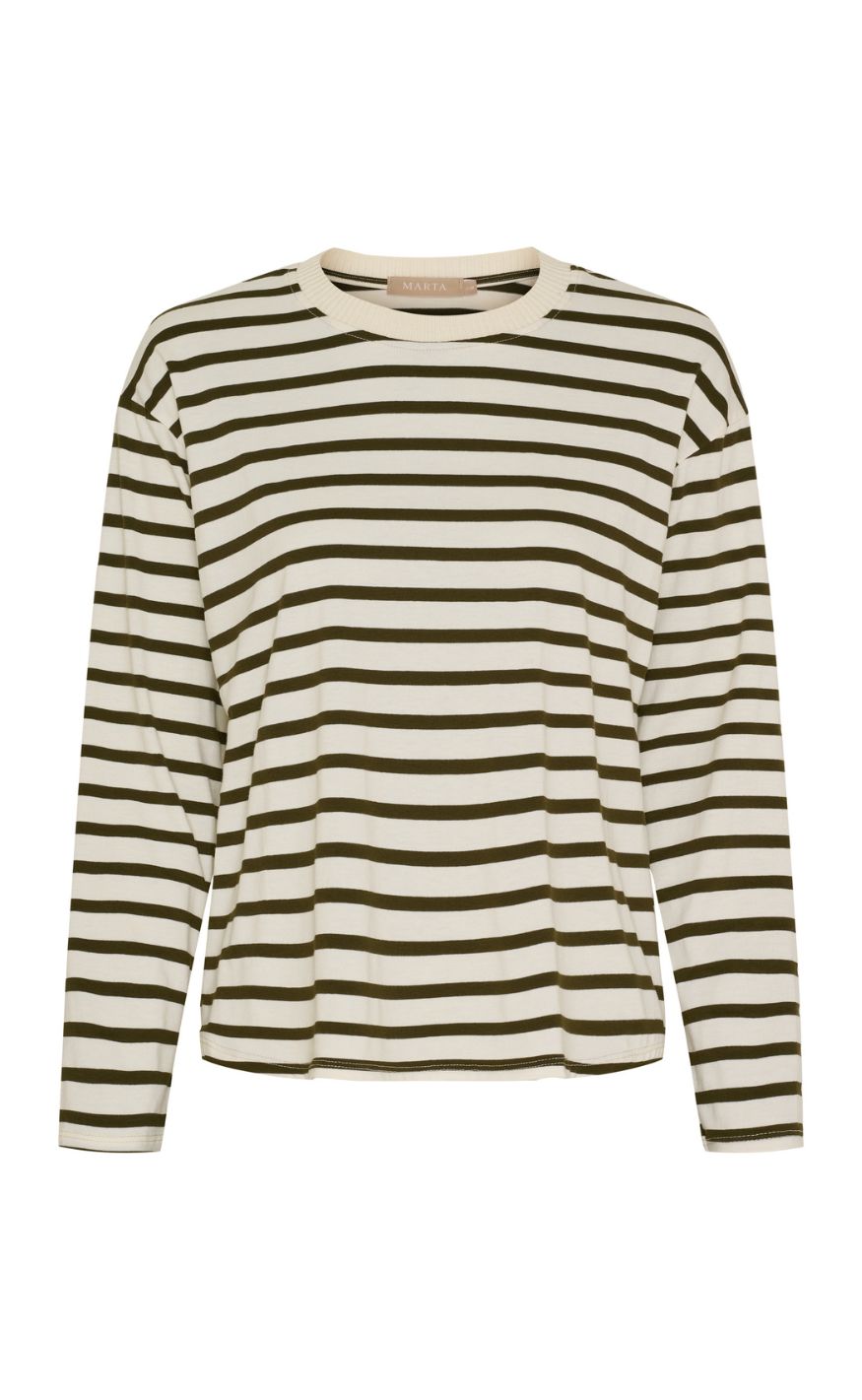 Marta Du Chateau Bluse - Kara - Olive