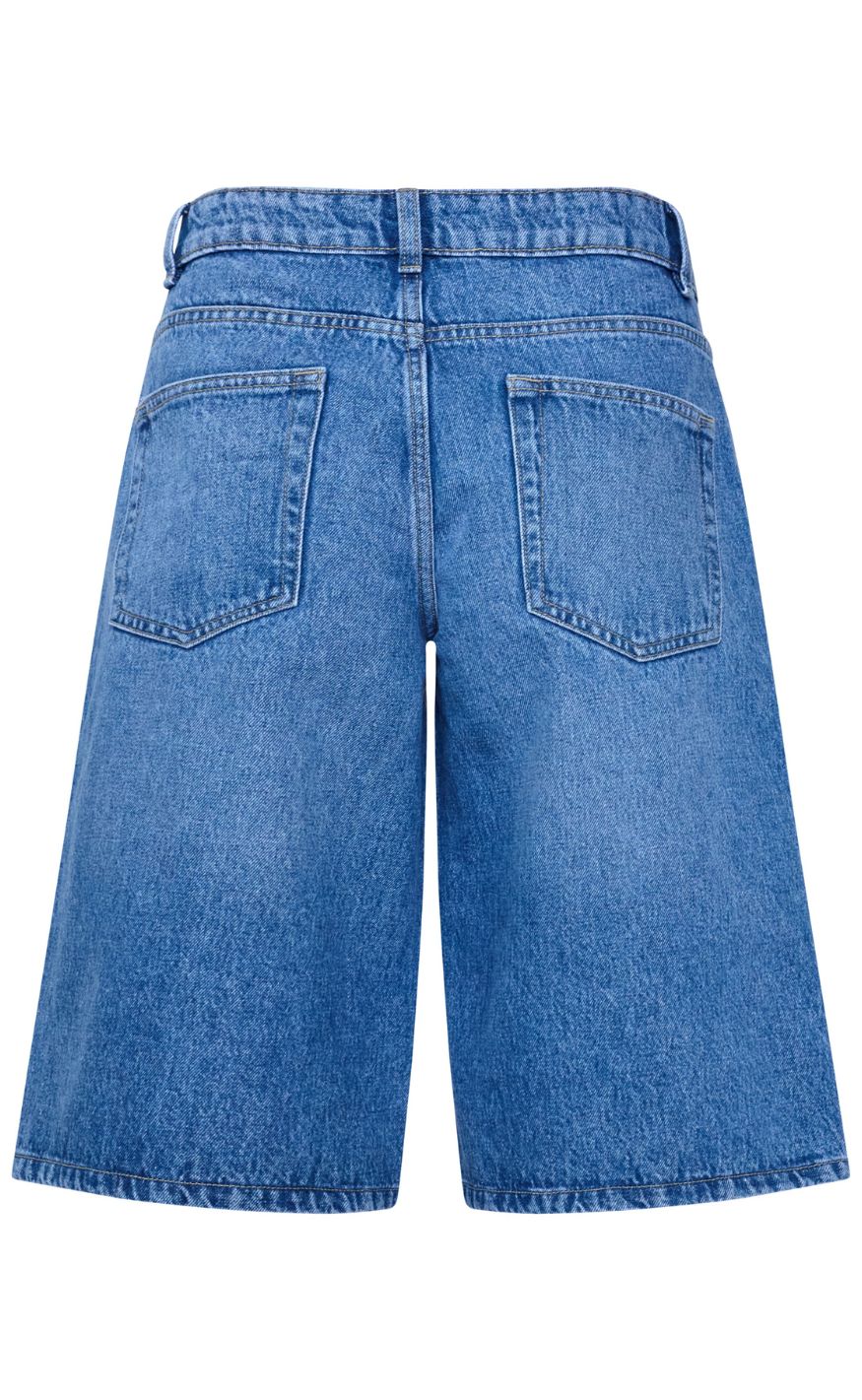 Sisters Point Shorts - OFIRA-SHO - Mid Blue Denim