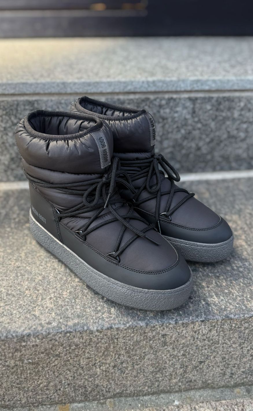 Moon Boot Støvler - Ltrack Low Nylon WP - Black