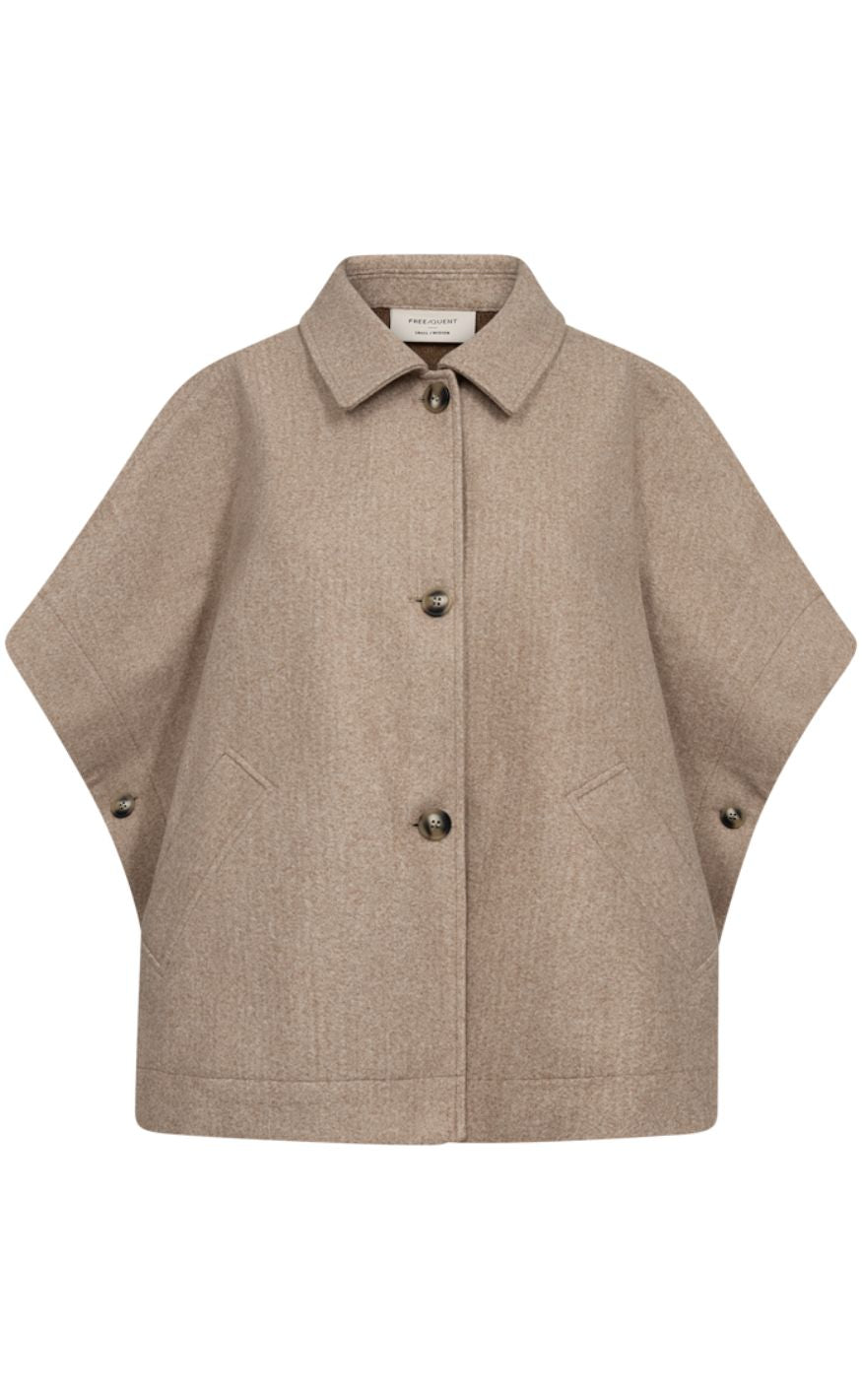 Freequent Kappe - Yanna - Silver Mink Melange