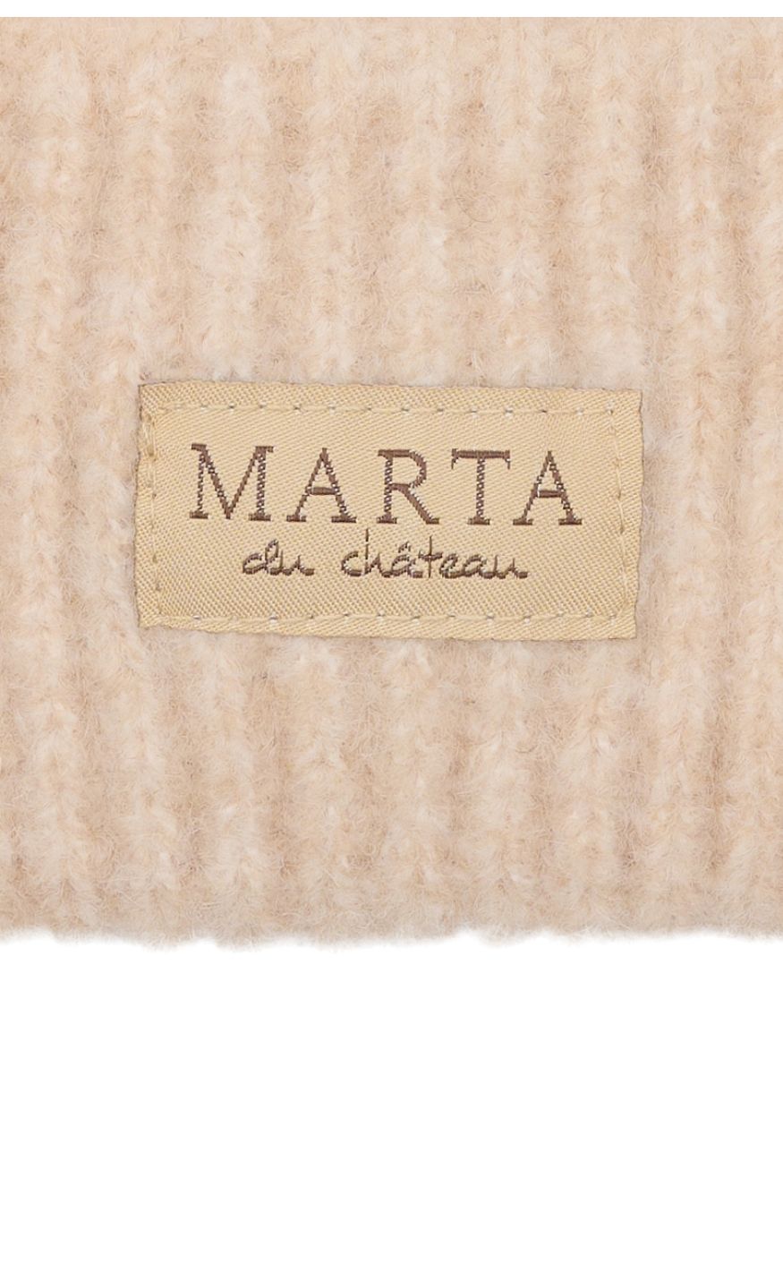 Marta Du Chateau Lue - Rib Beanie - Offwhite