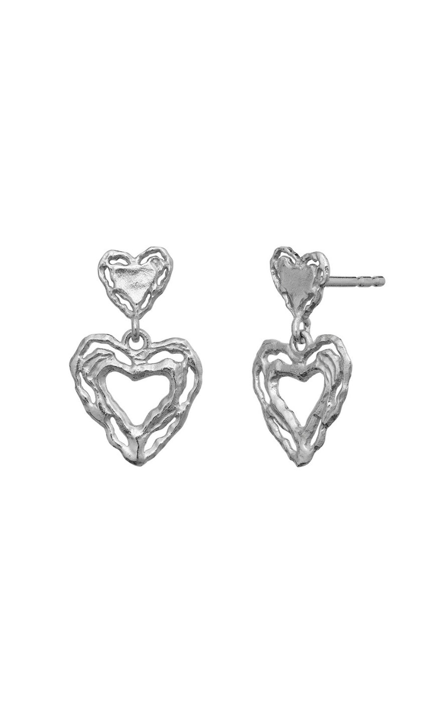 Maanesten Øreringer - Martha - Silver Colour