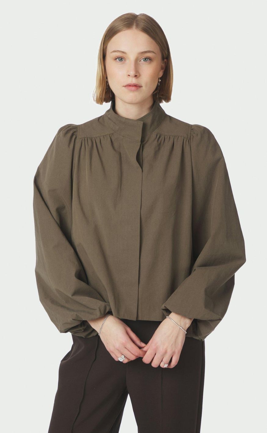 Neo Noir Jakke - Tirsa Twill - Army