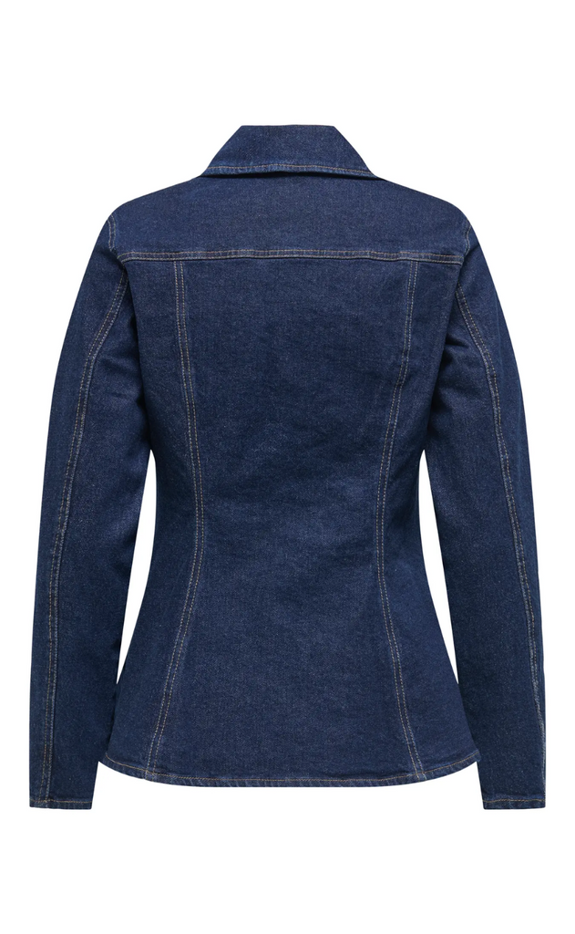 ONLY Skjorte - Elle - Dark Blue Denim