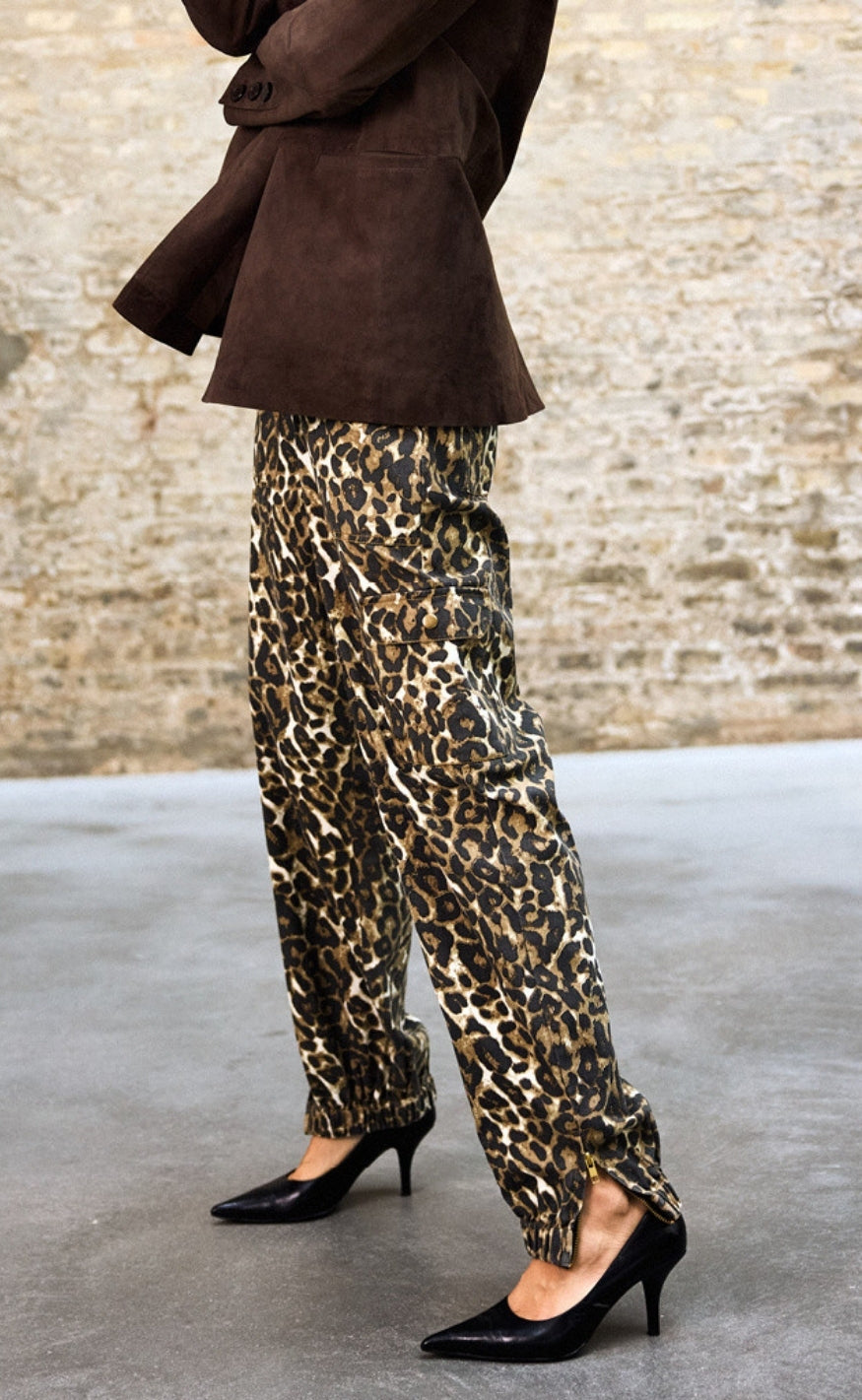 Depeche Bukser - Moni - Leopard Printed