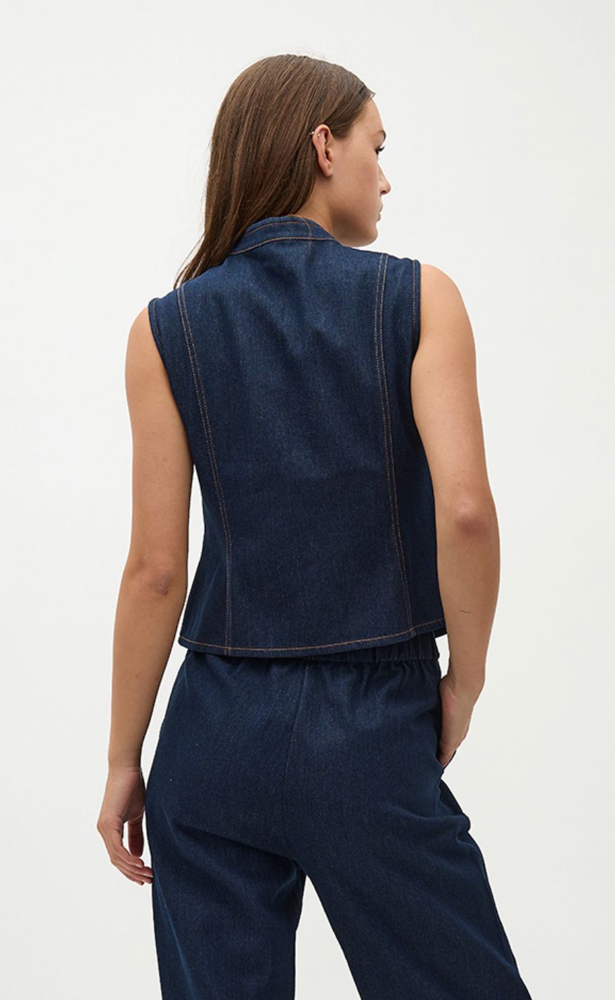 Global Funk Topp - Pilue-G - Dark Unwashed Denim
