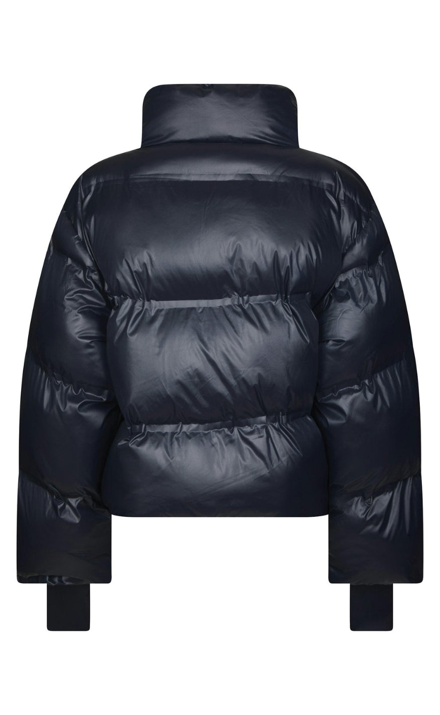 Neo Noir Jakke - Rhea Shiny Puffer - Navy