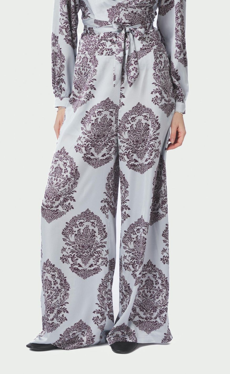 Neo Noir Bukser - Lunet Deco Drop - Light Blue