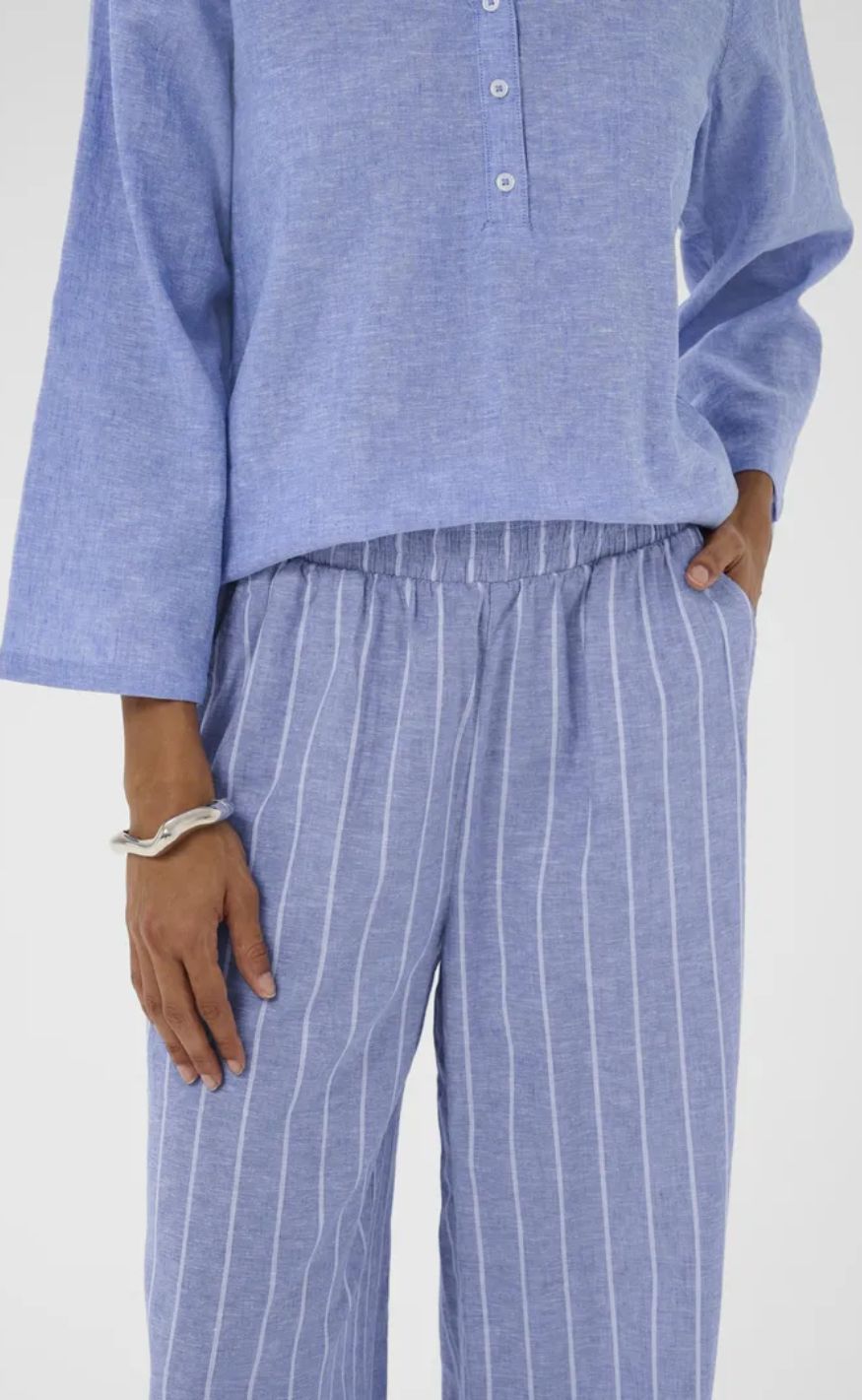 Culture Bukser - Arletty - Powder Blue
