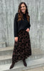 Say INA Copenhagen Nederdel - Sophia Mesh - Brown Flower