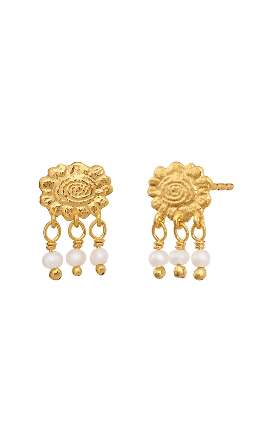 Maanesten Øreringer - Lena - Gold Colour