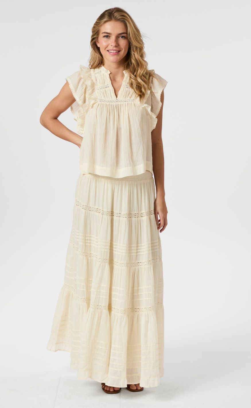 Neo Noir Topp - Jayla - Light Yellow