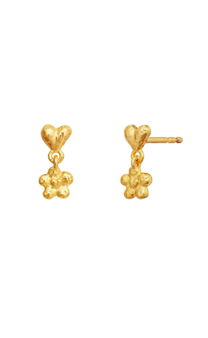 Maanesten Øreringer - Florantina - Gold Colour