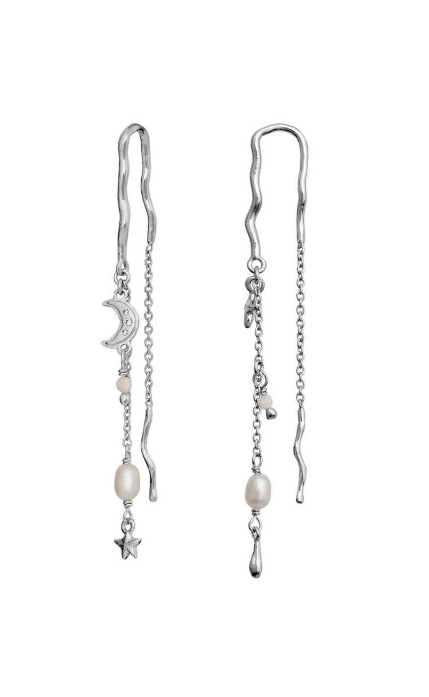 Maanesten Øreringer - Luzia - Silver Colour
