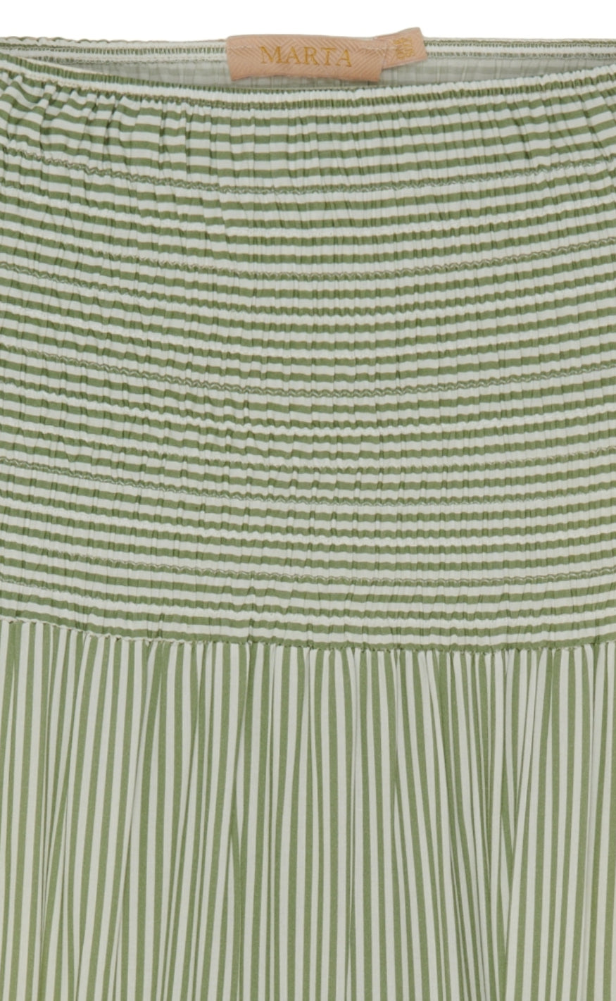 Marta Du Chateau Skjørt - 5201 / 5849 - Kaki Stripe